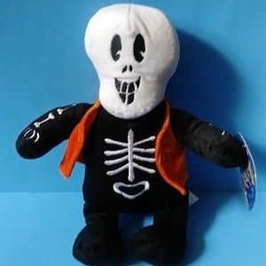 Sugar Loaf Halloween Chills and Thrills Skeleton Plush Toy 10" BIN FFF